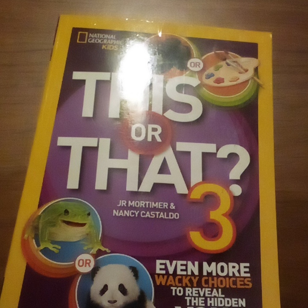 A National Geographic kids book that brings wacky choices for you and your kids!